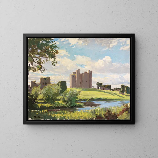 Château de Trim, comté de Meath - Dermod O'Brien — framed artwork on a wall