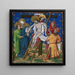 Kruisafname - Meester van Keulen uit 1458 — ingelijst kunstwerk aan de muur