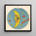 Reproduction of the painting Design of moon lantern and stars - Anonymous
