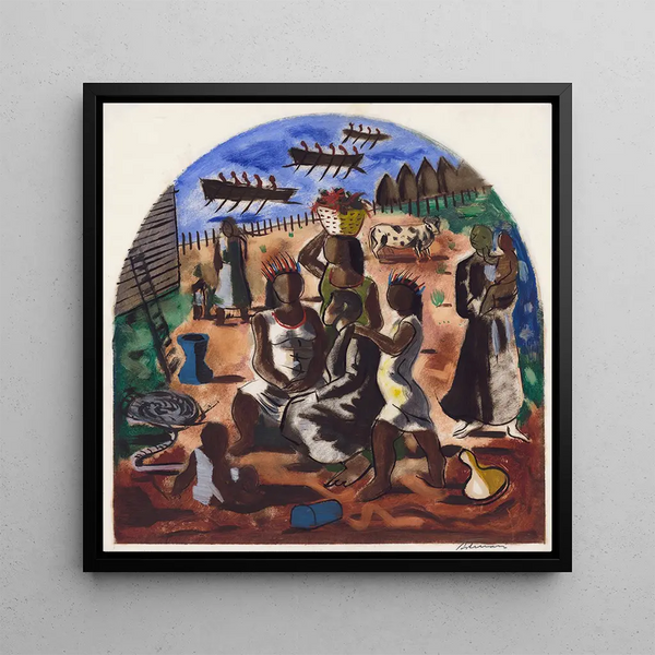 Dessin préparatoire pour L'enseignement des Indiens - Cândido Portinari