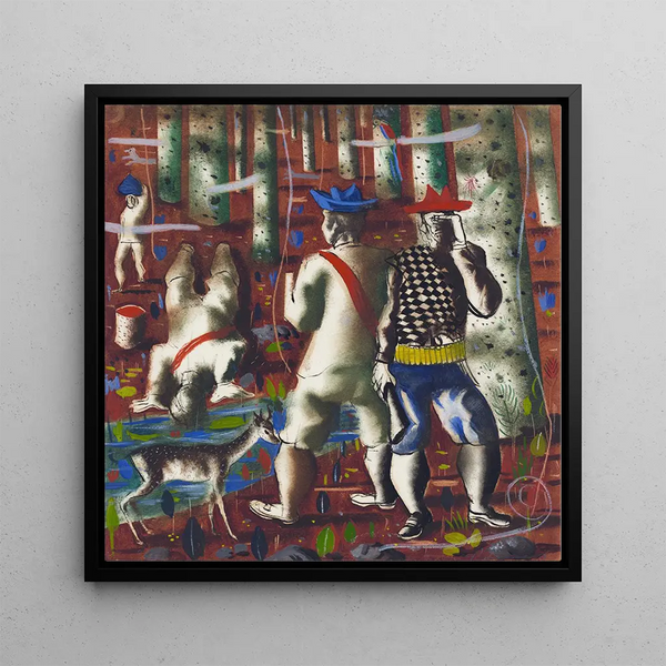 Dessin préparatoire pour l'entrée dans la forêt - Cândido Portinari