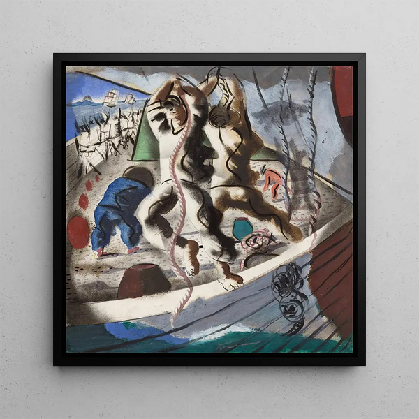 Dessin préparatoire pour la découverte de la terre - Cândido Portinari