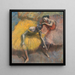 Twee Dansers Geel en Roze - Edgar Degas — ingelijst kunstwerk aan de muur