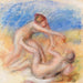 Twee Naakten - Pierre-Auguste Renoir — weergave van het kunstwerk