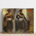 Reproduction of the painting of Two studies of a standing Indian from Calcutta - Eugène Delacroix