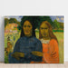 Reproductie van het schilderij Twee vrouwen - Paul Gauguin