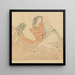van twee jonge meisjes op de grond - Jules Pascin — ingelijst kunstwerk aan de muur
