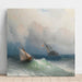 Reproductie van het schilderij Twee schepen op zee - Ivan Konstantinovich Aivazovsky