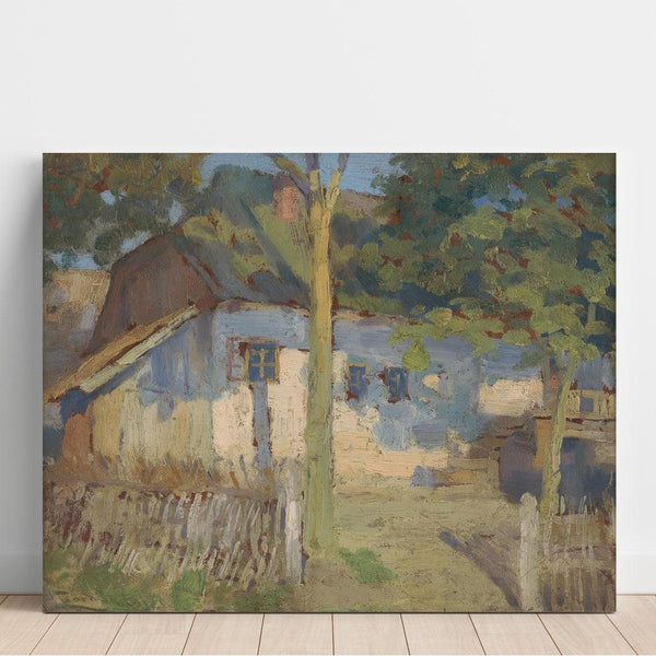 Devant la maison - Ľudovít Čordák | Reproduction Tableau Décoration murale affiche copie