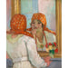 Reproductie van het schilderij Voor de Spiegel op Île-d'Yeu - Henri Lebasque