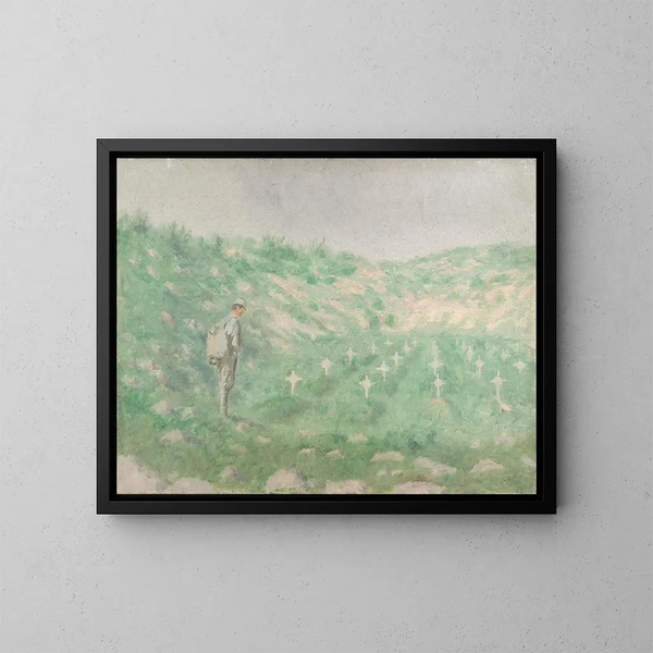 Military Cemetery - Dezider Czader — framed artwork on a wall