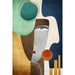 Reproductie van het schilderij Dialogues Visuels | Collage