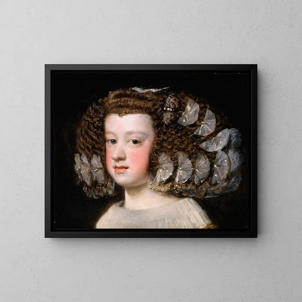 Margarita Teresa d'Espagne - Diego Velázquez — ingelijst kunstwerk aan de muur