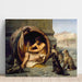 Reproductie van het schilderij Diogène - Jean-Léon Gérôme