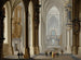 Interieur van een gotische kerk - Dirck van Delen — weergave van het kunstwerk