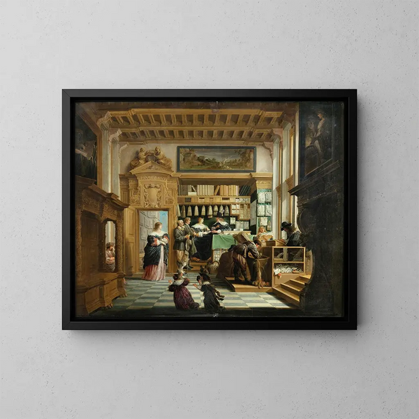 The Law Office - Dirck van Delen — framed artwork on a wall