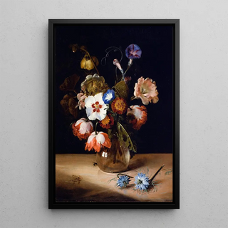 Dirck de Bray - Flowers in a Glass Vase.webp