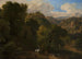 Landschapsschilderij met een jachtscène - Dirk Maas — weergave van het kunstwerk