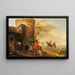 The Departure for the Hunt - Dirk Stoop — framed artwork on a wall