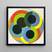 Disques - Robert Delaunay — ingelijst kunstwerk aan de muur