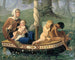 L'enfance van de serie De Vier Seizoenen van de mens - Ditlev Blunck — weergave van het kunstwerk