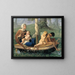 L'enfance van de serie De Vier Seizoenen van de mens - Ditlev Blunck — ingelijst kunstwerk aan de muur