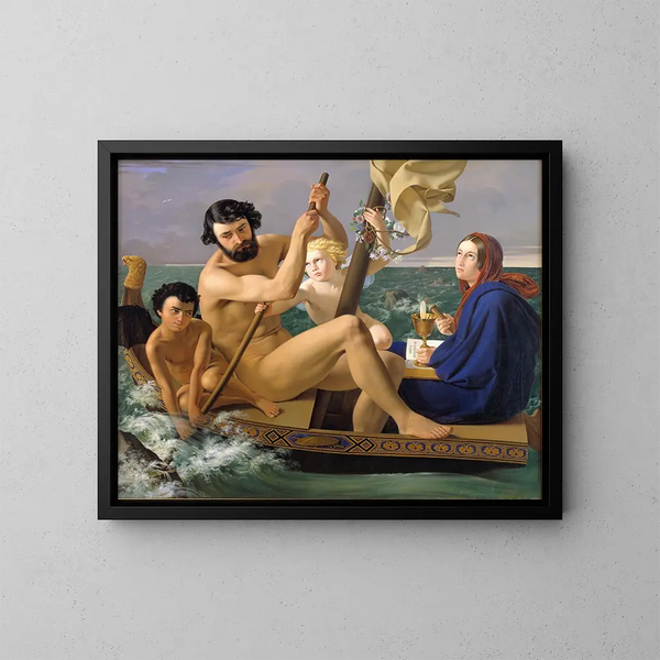 L'âge adulte of the series The Four Ages of Man - Ditlev Blunck — framed artwork on a wall