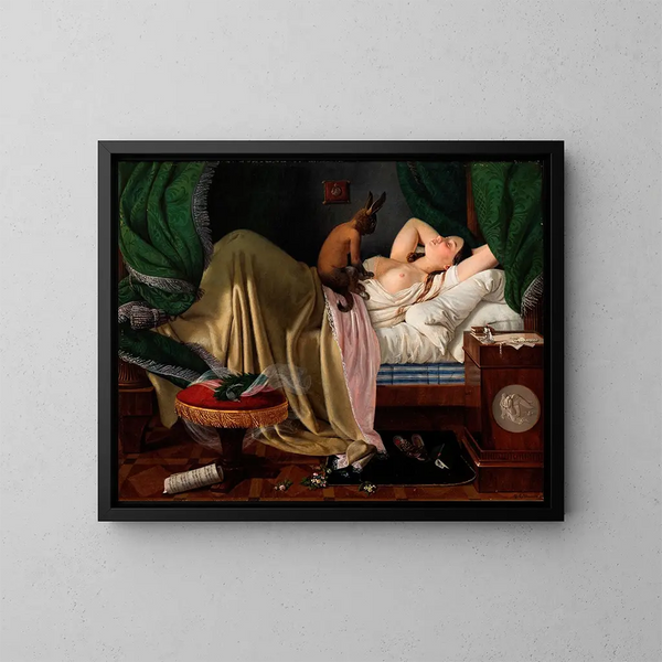 Nightmare Painting - Ditlev Blunck — framed artwork on a wall