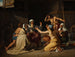 Noé en zijn familie in de ark - Ditlev Blunck — weergave van het kunstwerk