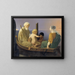 van de serie Ouderdom uit de Vier Seizoenen van de Mens - Ditlev Blunck — ingelijst kunstwerk aan de muur