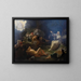 De visie van de profeet Ezechiël - Ditlev Blunck — ingelijst kunstwerk aan de muur