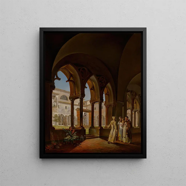 Ditlev Martens - The cloister of Santa Maria del Paradiso Viterbo.webp