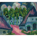 Reproductie van het schilderij van het Domaine de Staberhof III - Ernst Ludwig Kirchner