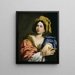 Een Sibylle - Domenichino — ingelijst kunstwerk aan de muur