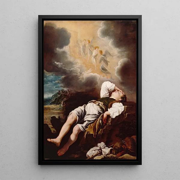 Reproduction of the painting The Dream of Jacob - Domenico Fetti