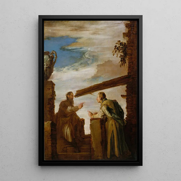 Reproduction of the painting La parabole de la paille et de la poutre - Domenico Fetti
