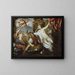 Venus en Mars met Cupido en de Drie Gratiën in een landschap - Domenico Tintoretto — ingelijst kunstwerk aan de muur