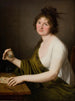 portret van Waleria Tarnowska née Stroynowska 1782-1849 echtgenote van Jan Feliks Tarnowski van 1800 - Domenico del Frate — weergave van het kunstwerk