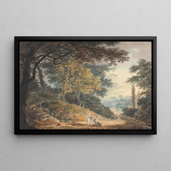 Dominic Michael Serres - A View in a Lane near Hampstead.webp