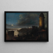 De Bosporus bij maanlicht - Dominik Kottula — ingelijst kunstwerk aan de muur