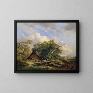 Dominik Schufried - Landschaft bei Gutenstein.webp
