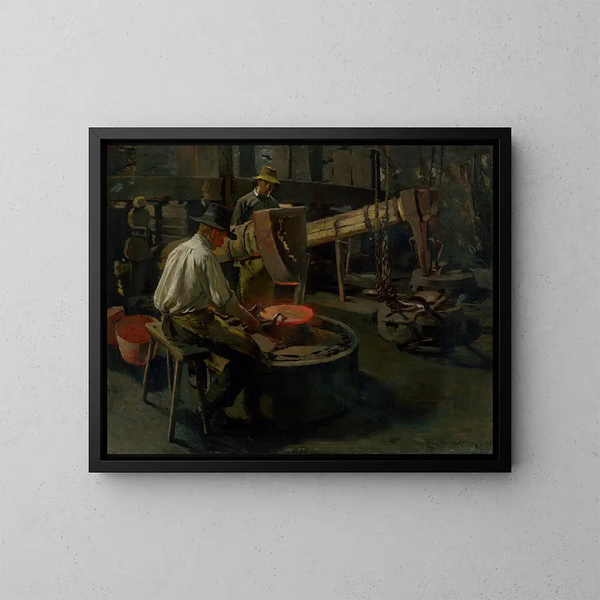 L'Appel des chaudières - Dominik Skutecký — framed artwork on a wall
