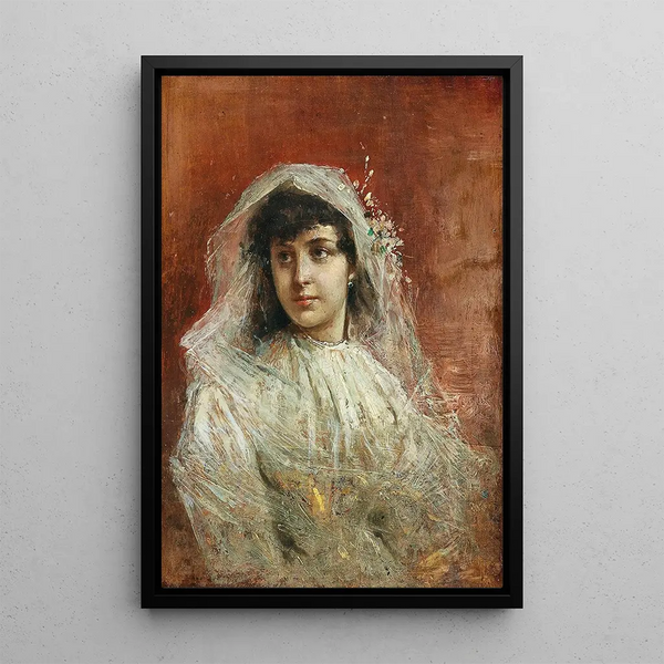 van het huwelijksmorgen - Dominik Skutecký — ingelijst kunstwerk aan de muur
