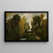 Bos bij Fontainebleau - Dominique Adolphe Grenet de Joigny — ingelijst kunstwerk aan de muur