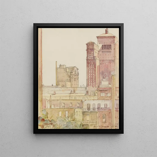 Donald Shaw MacLaughlan - Chicago Rooftops near Allerton House.webp