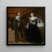 Double portrait painting of Frederik Hendrik 1584-1647 and Amalia of Solms-Braunfels 1602-1675 - Gérard van Honthorst — framed artwork on a wall