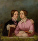 Dubbelportret van de nichten Bardua - Caroline Bardua — weergave van het kunstwerk