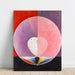 Reproductie van het schilderij Duiven nr. 2 - Hilma af Klint