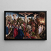 De Kruisiging - Meester Dreux Budé — ingelijst kunstwerk aan de muur