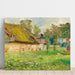 Reproductie van het schilderij Droogwasgoed - Marie Egner